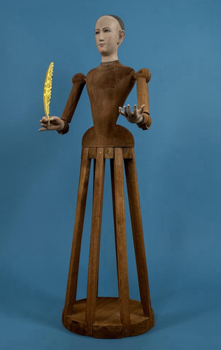 Manichino devozione legno - manichino,