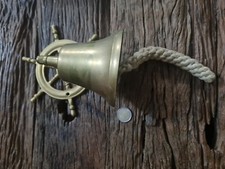 Casa Decorativi Ottone Rame Antico Nave  Bell Campana Rustico Marina
