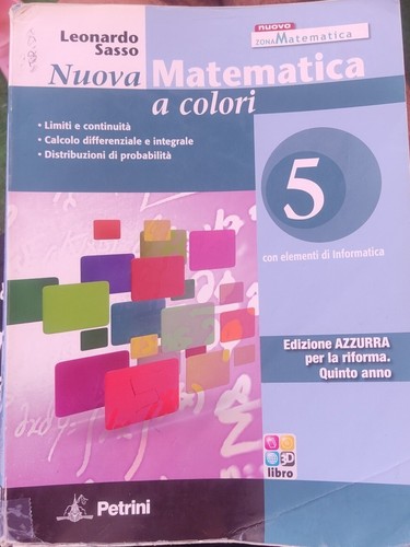 Libro testo nuova matematica - nuova, a