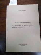 nomenclatura tassonomica	 di