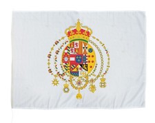 Bandiera borbonica Regno delle due Sicilie stamina di poliestere cm 20x30