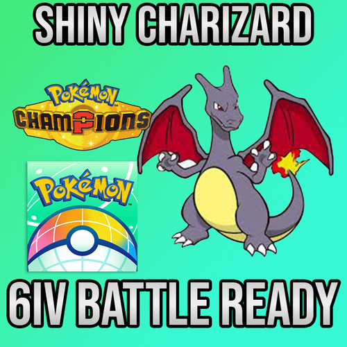 6iv shiny charizard - shiny, +