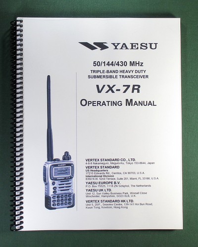 Yaesu manuale istruzioni - manuale,