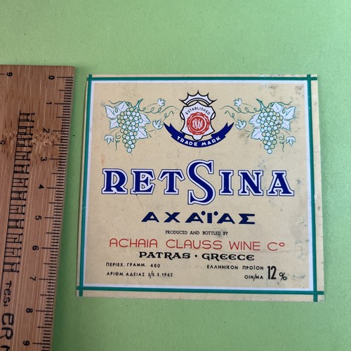 Retsina axaiae achaia clauss - retsina,