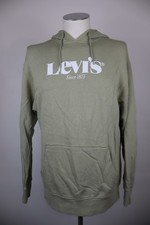 LEVI'S FELPA MAGLIA UOMO TG S MAN SPORT SWEATSHIRT VINTAGE CASUAL CAPPUCCIO