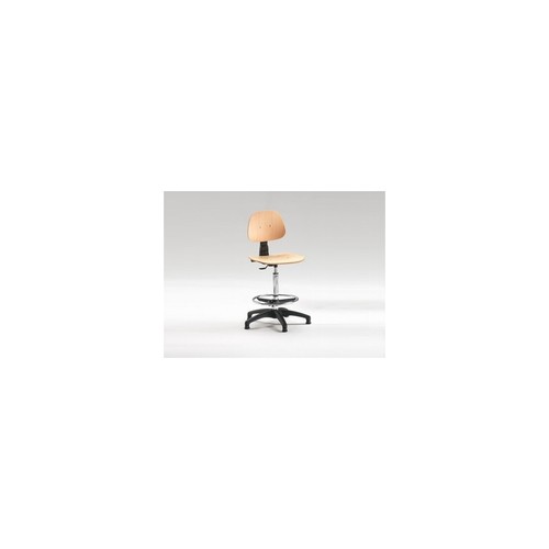 Sgabello girevole faggio h - sgabello,