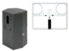 ACCESSORI PER LAMPIONI - ATTACCO 2 BRACCI PER PALI SFERE GLOBO CHIARO DI LUNA