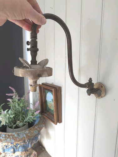 Antique old gas wall lights - 2,