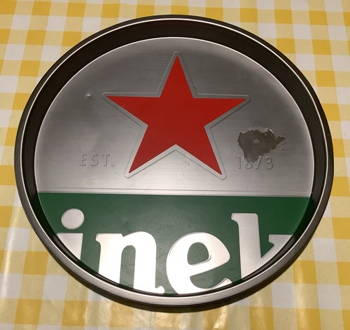 Vassoio metallo birra heineken - vassoio,