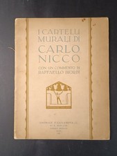 pubblicazione CARTELLI MURALI di CARLO NICCO ed Casanova - 1929