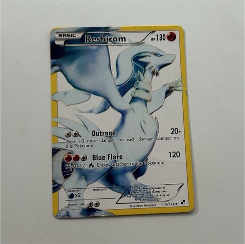 Pokémon reshiram 113 114 - reshiram, 113/114