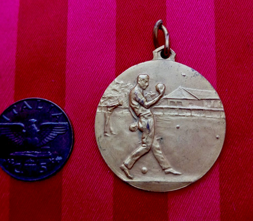 Medaglia gara bocce opera - medaglia,