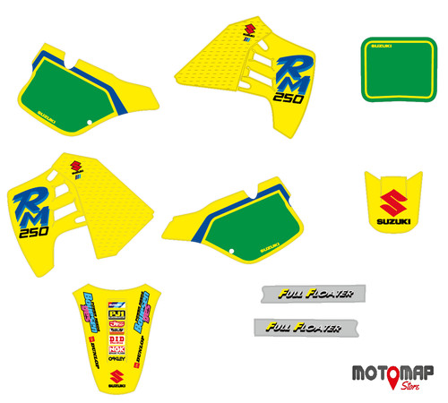 Kit grafiche adesivi suzuki - kit,