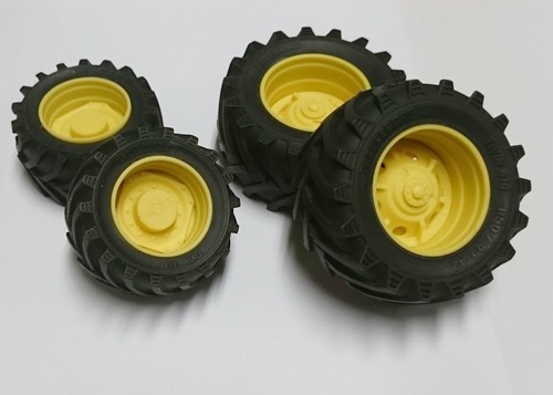Roue trelleborg jaune - 4,