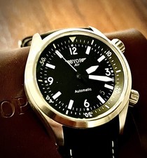 Orologio BYOP Aviator Pilot Seiko Automatico Zaffiro Svizzero C3 Lume