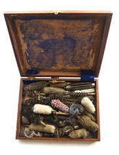 SCATOLA VINTAGE DI TESTE CANNA