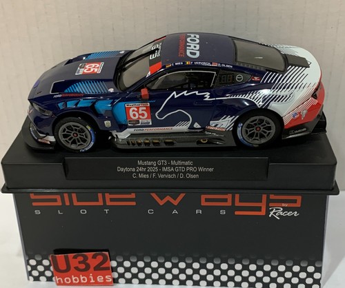 Slot car racer sideways - car,