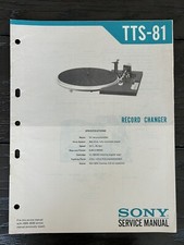 Sony TTS-81 Record Changer