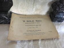 “‘O SOLE MIO” MUSICA DI EDUARDO DI CAPUA EDIZIONI BIDERA SPA NAPOLI