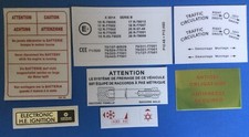 Kit autocollants compartiment - kit,