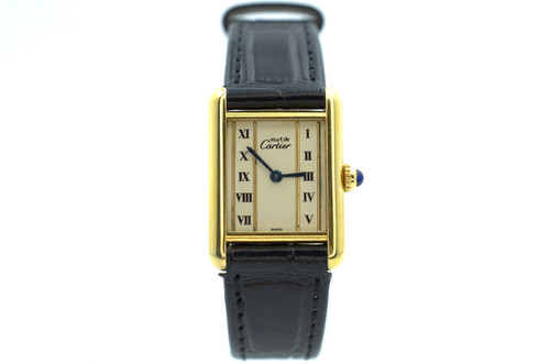 Cartier tank vermeil 5057001 - cartier,