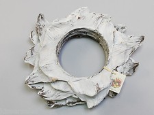 Ghirlanda Di Agave Bianco per Decorazione Legno Porta Autunno Primavera