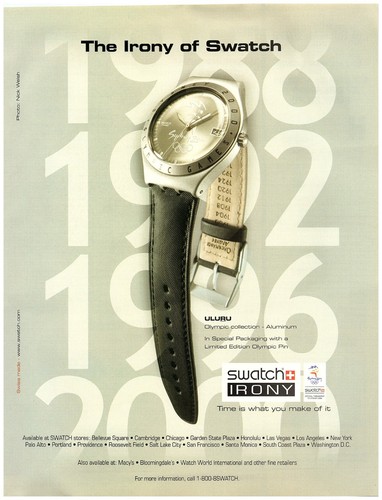 Print 2000 swatch irony - print,