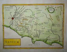 Antica mappa del Centro Italia