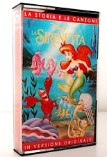 LA SIRENETTA walt disney 1989 musicassetta colonna sonora orig. omaggio gadget