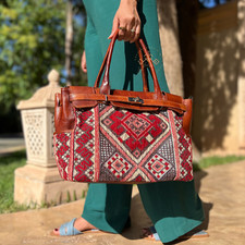 Borsa a tracolla media in vera