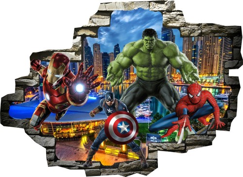 Adesivo marvel avengers super - marvel,