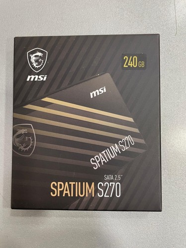 Msi ssd spatium - spatium, 240gb