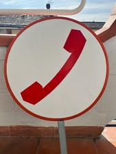 INSEGNA TELEFONICA IN METALLO