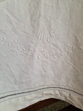 Lenzuolo canapa Matrimoniale Orlo Giorno G.S  Hemp Bed Sheet 214x254 B2  °