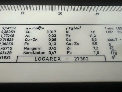 Regolo calcolatore logarex - regolo,