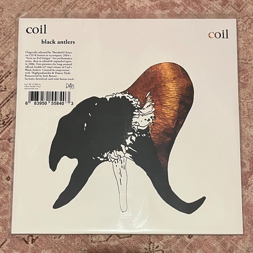 Coil black antlers - black,