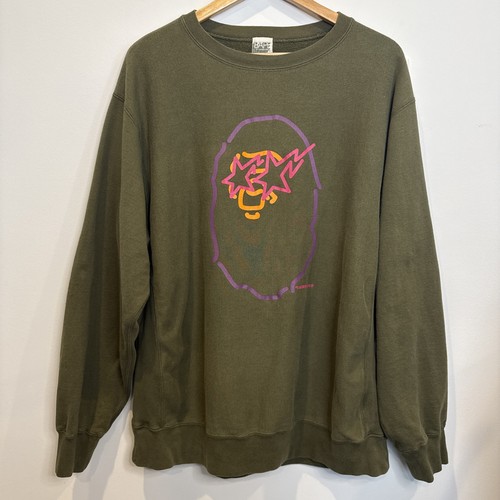 Felpa vintage bape - bape, neon