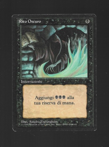 Mtg rito oscuro dark - rito,