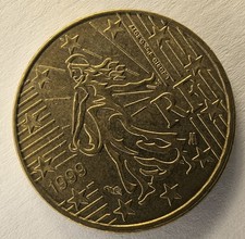 10 centesimi di euro 1999