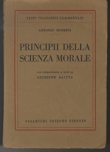 Principi della scienza morale