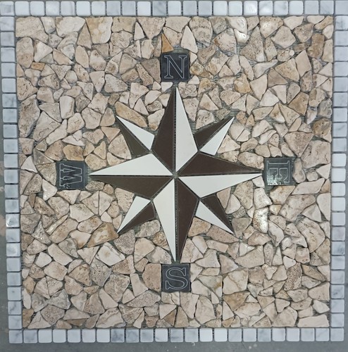 Rosone mosaico antica - rosone,
