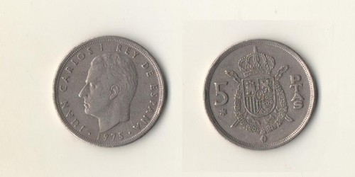 Spagna moneta ptas - spagna,