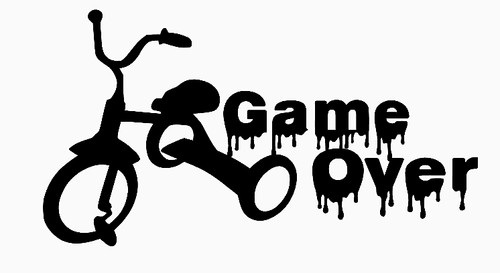 Adesivo game over saw auto - over,