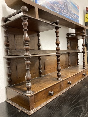 Antica libreria con cassetti - libreria,