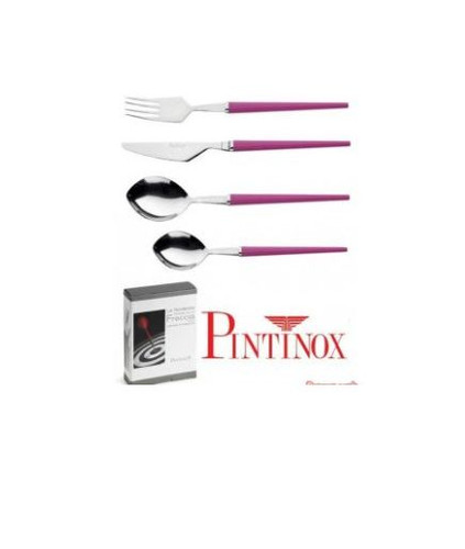 Servizio posate fucsia - servizio,