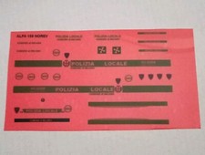 Kit Adesivi 1/43 Polizia