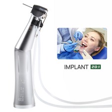 Manipolo contrangolo implantare riduzione 20:1 dentale push button handpiece