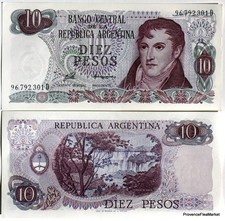 ARGENTINE billet neuf de 10