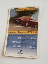 Renault  Laguna RXE 2.0  - Einzelkarte - Quartett  (5)
