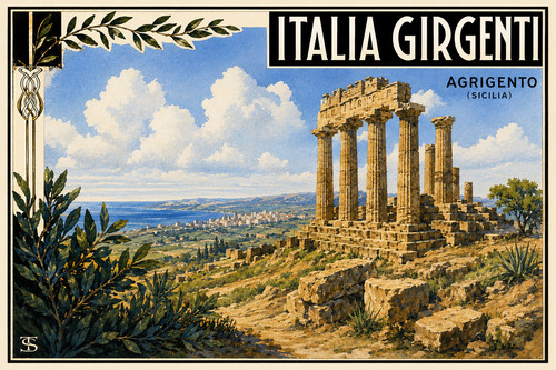 Italia agrigento girgenti - italia,
